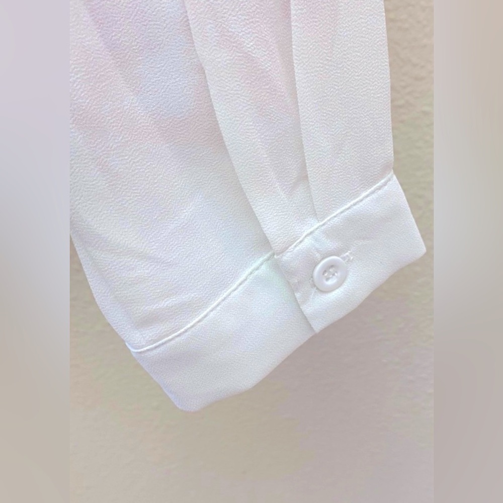 š¤TOBI white sheer blouse top NWOTš¤size S - Picture 6 of 7